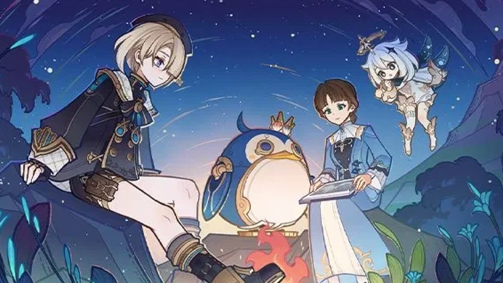 Keyart from the current Genshin Impact event Thelxie