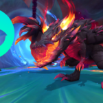 Echo logo overlaid on image of Fyrakk from Amirdrassil's the Dream Hope, signaling the esports team's race to world first victory