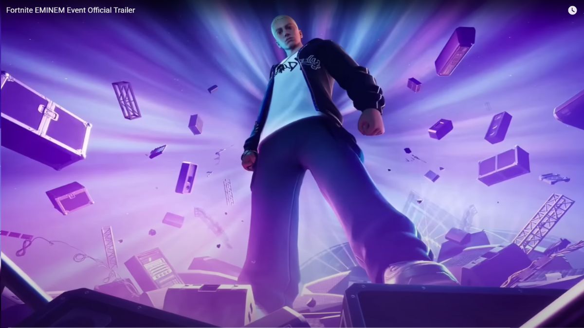Epic collaborates with Eminem to join The Big Bang Finale of Fortnite
