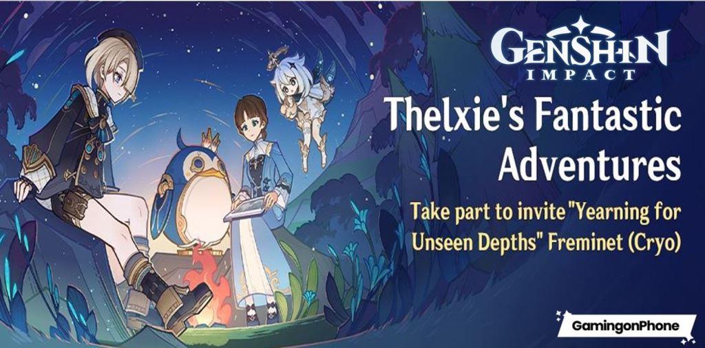 Genshin Impact Thelxie's Fantastic Adventures Event Guide Game Cover