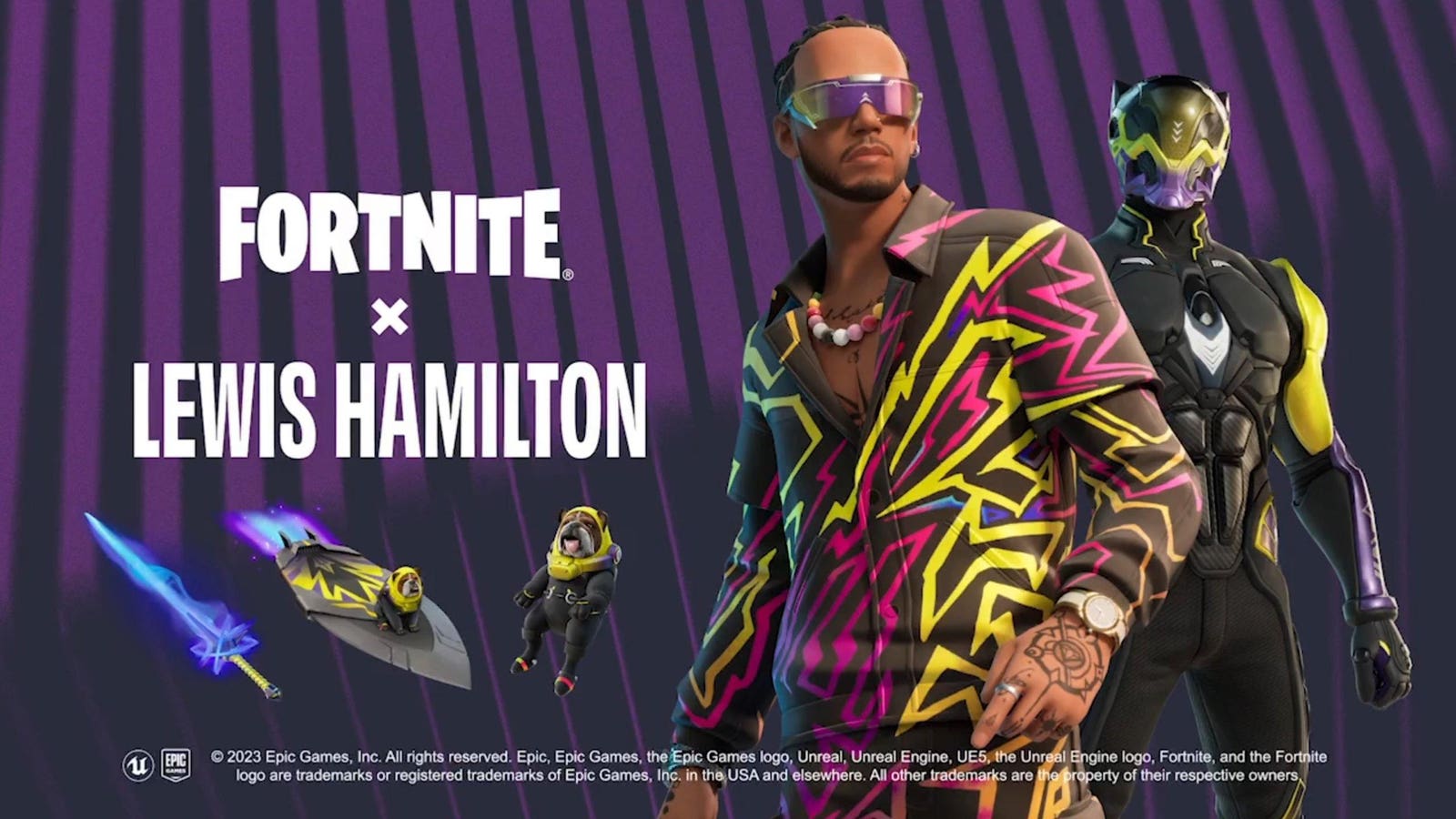 Here’s Fortnite’s New Lewis Hamilton F1 Skin, Another Icon Addition