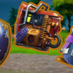 Image of three Fortnite rarest gliders