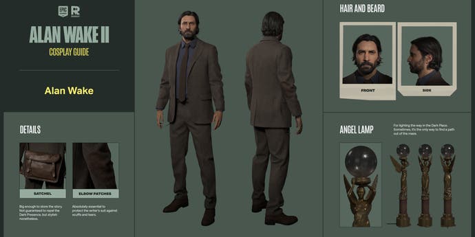Guide de cosplay pour Alan Wake d'Alan Wake 2