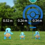 Squirtle appearing in Pokemon Go Showcases.