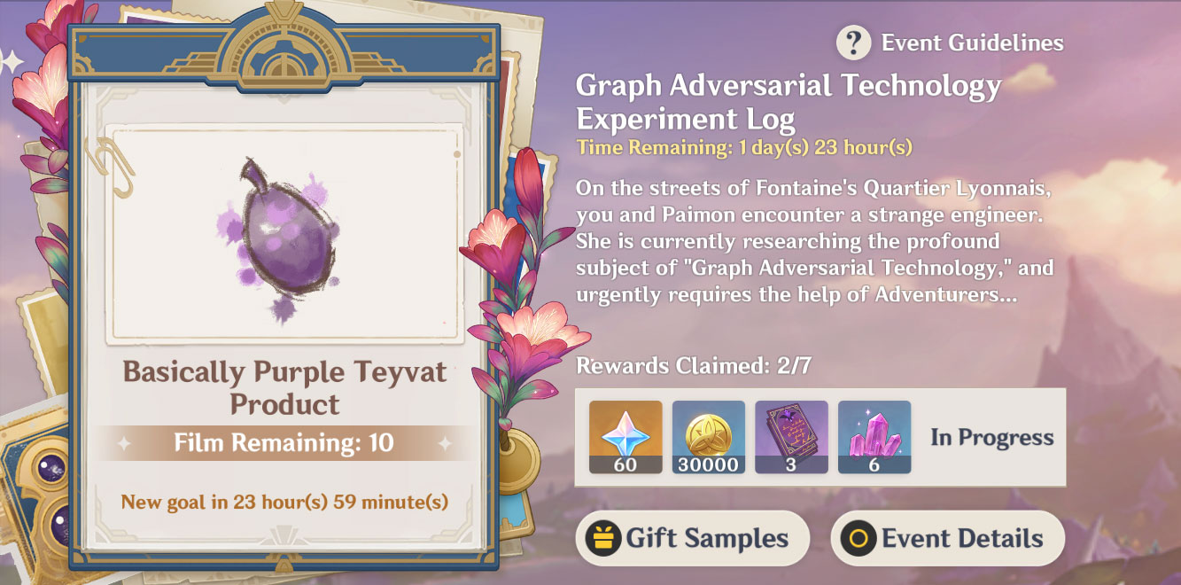 Basically Purple Product in Genshin Impact
