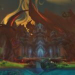 Front view of the Amirdrassil raid in WoW Dragonflight