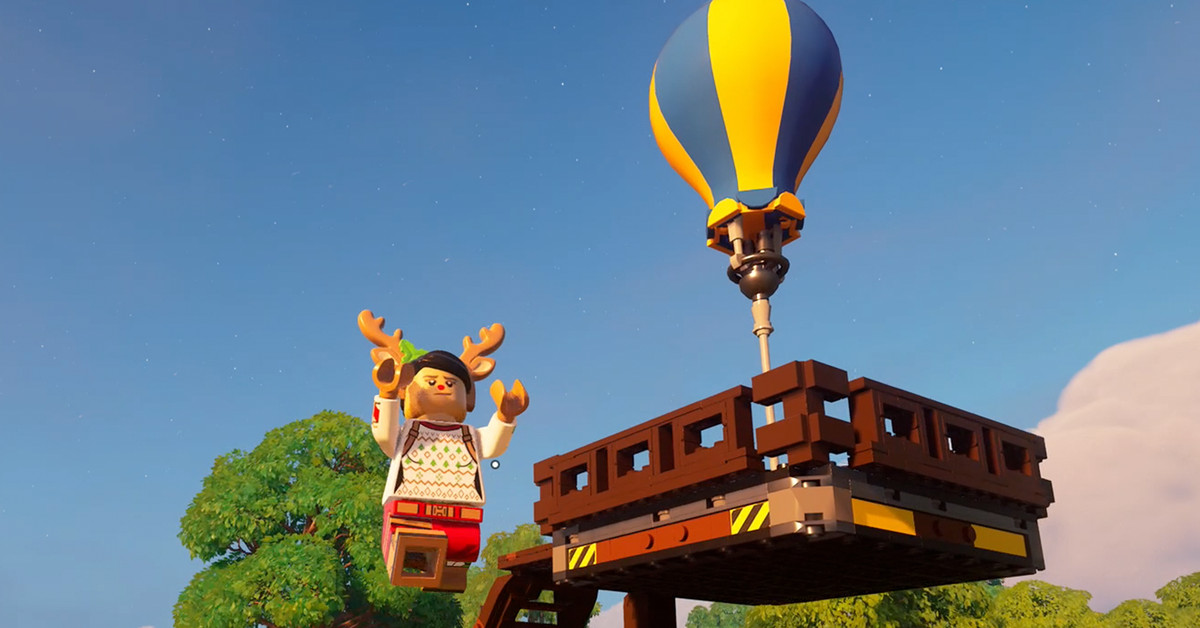 How to make a balloon in Lego Fortnite