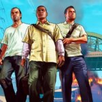 Comment obtenir la tenue "The Gooch" dans GTA Online Promotional artwork of Michael, Franklin and Trevor from GTA V