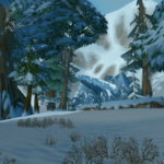 A WoW Screenshot of the troll caves in Dun Morogh, where you'll find quest items for A Refugee's Quandary.