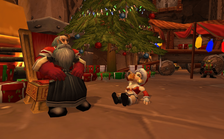Greatfather Winter during Winter Veil WoW