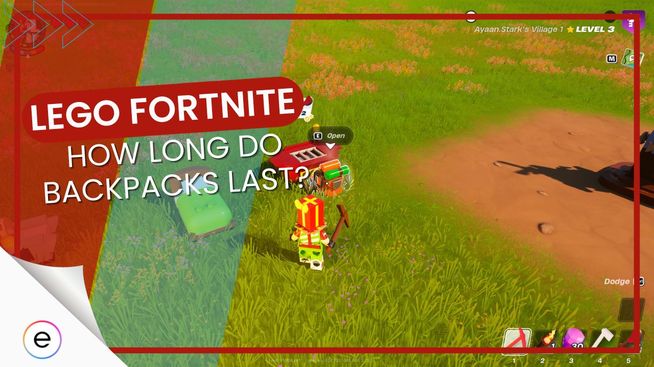 LEGO Fortnite: How Long Do Backpacks Last?
