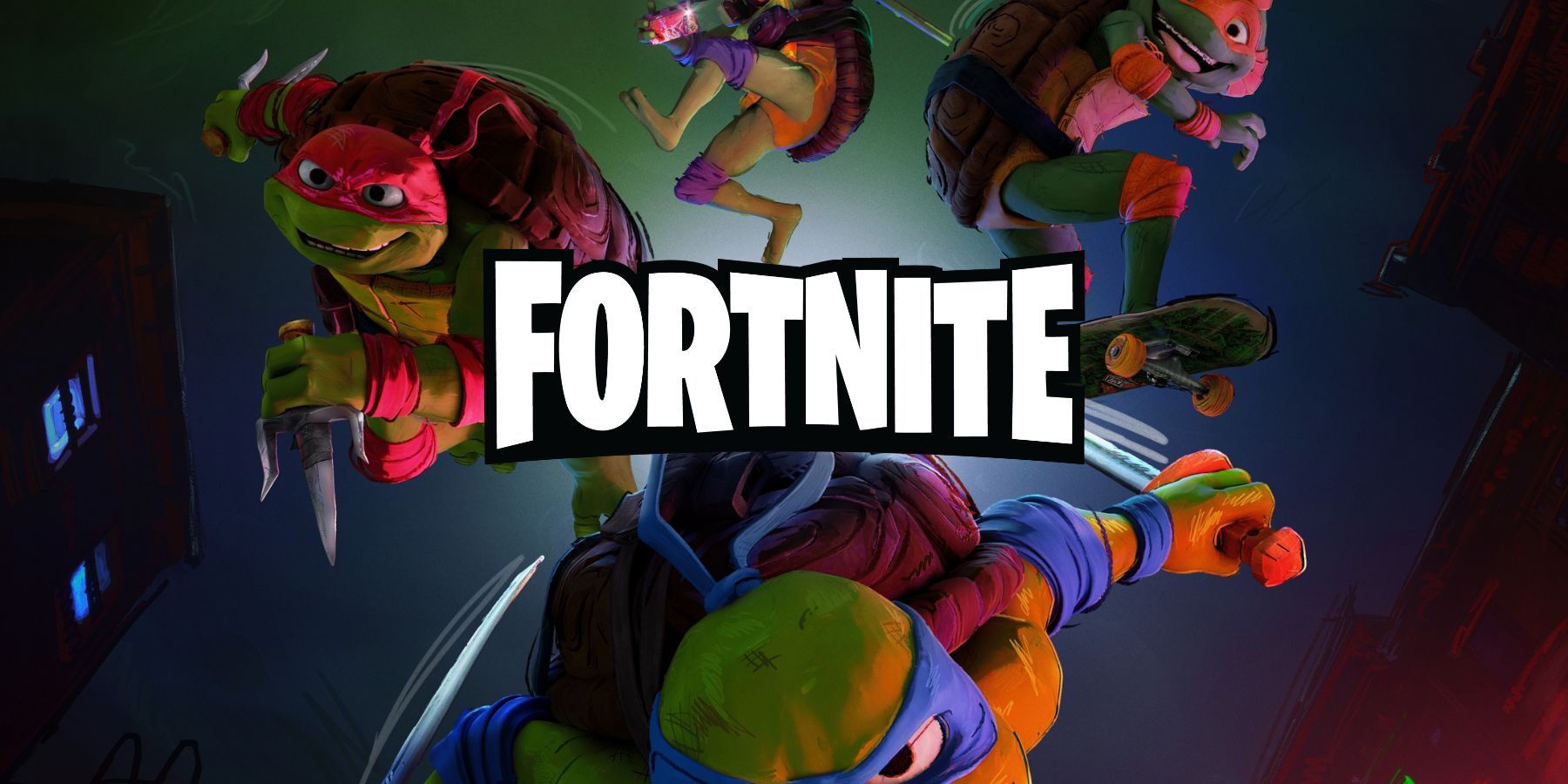 Fortnite Officially Reveals TMNT Skins