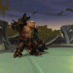 Dungeon boss standing and being ready to attack.