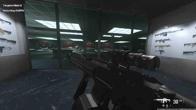 A screenshot of the Sidewinder battle rifle in Warzone.