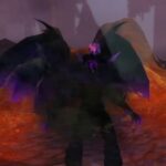 Warlock in the demonic form using the Metamorphosis ability