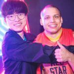 Les meilleurs streamers LoL en 2023 Faker hugging tyler1 when he was signed by t1