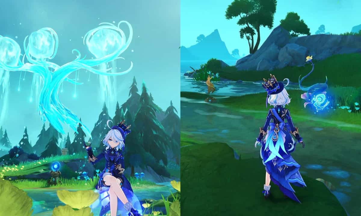 Genshin Impact - all Foggy Forest Path bubble puzzle solutions