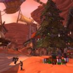 Overview of Orgrimmar in WoW Classic during Feast of Winter Veil