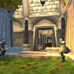Guards standing in Stormwind Keep in WoW Classic