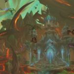 Dragons flying in front of Amirdrassil