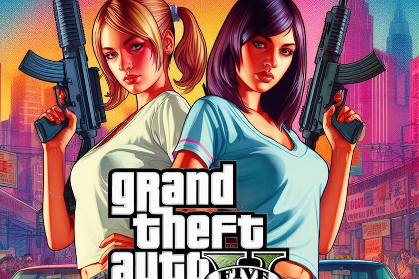 So you can create images or posters with a Grand Theft Auto V style for free with the AI ​​of DALL-E 3 and Copilot