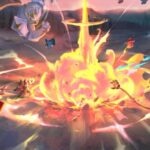 Découvrez Smolder dans League of Legends The League of Legends Nexus Blitz beta splashart with Jinx, Galio, Blitzcrank, and more fighting.