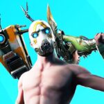 Des joueurs de Fortnite obtiennent aléatoirement des skins spéciaux Borderlands 3 près de 4 ans plus tard The Borderlands skin in Fortnite. This image is part of an article about how Fortnite players are randomly getting special Borderlands 3 skins after four years.