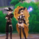 Guide complet de l'événement Lost Riches 2024 de Genshin Impact Navia and Ulman standing together with a Seelie for Lost Riches.