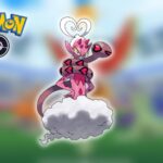 Guide des Raids Enamorus Pokémon Go : Faiblesses et meilleurs contres The Pokemon Enamorus is visible alongside the Pokemon Go logo