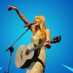 Concert de Taylor Swift dans Fortnite : est-ce en préparation ? Taylor Swift on a Fortnite banner.