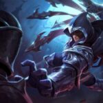 LoL : Des nouveaux skins impressionnants pour Talon, Vi et plus encore sur le PBE Talon from League of Legends reaches towards a hooded figure.