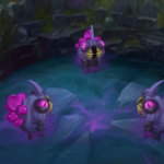 Mises à jour complètes du patch 14.1 de LoL : Nouveaux Voidgrubs, Voidmites, et amélioration du Void Voidgrubs sit inside the Baron pit in a gameplay teaser for League of Legends ranked season 2024