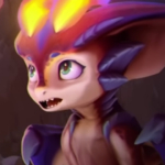 Les fans de LoL détestent déjà le nouveau champion Smolder pour une fonction "désarticulée" New League of Legends champion Smolder, a small cartoon dragon, looks confused at something we cannot see.