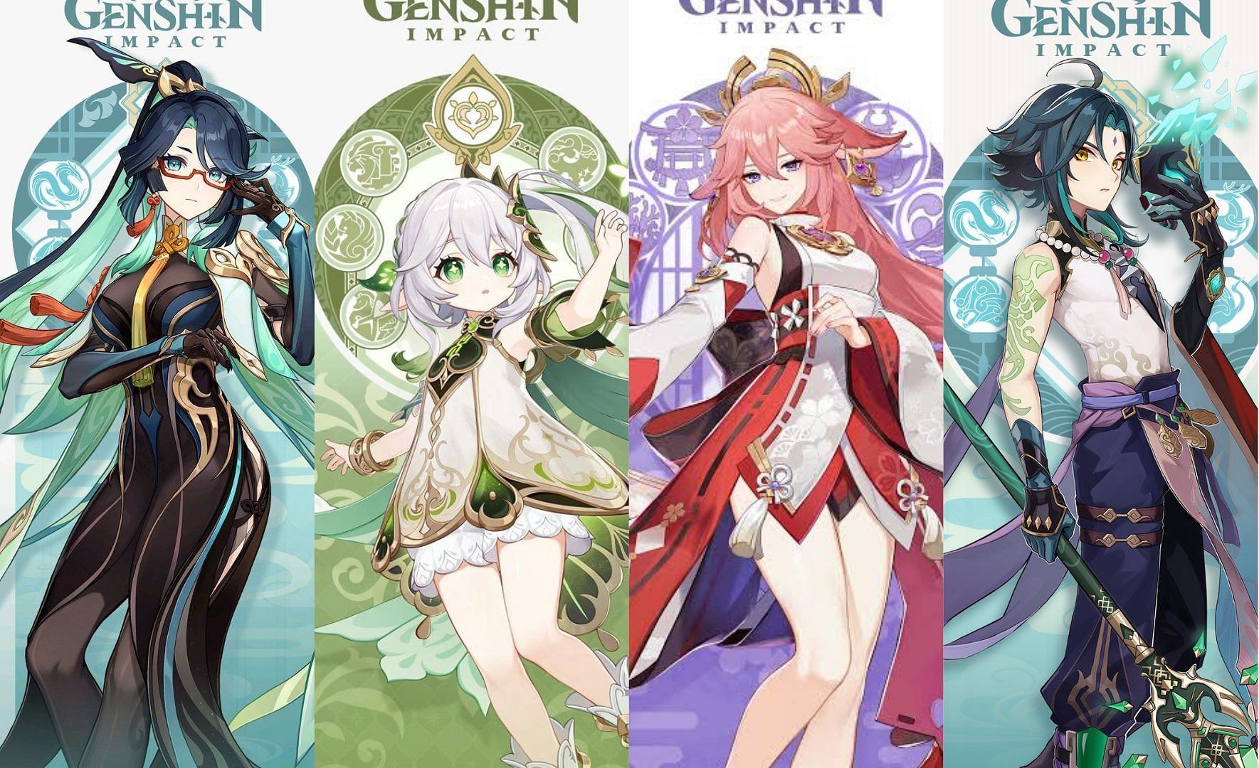 Genshin Impact 4.4 leaked characters (Image via HoYoverse)