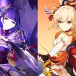 Raiden Shogun and Yoimiya.