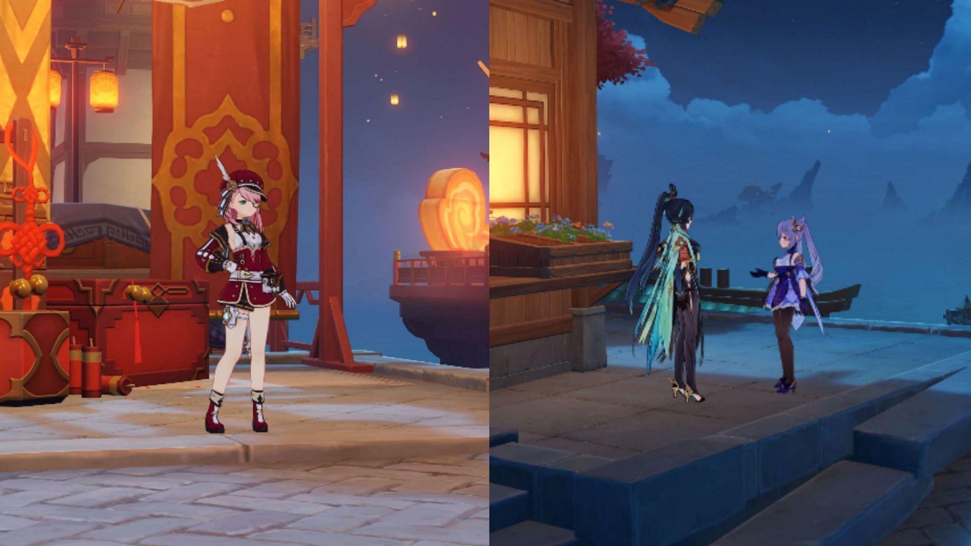 Lantern Rite 2024 character locations (Image via HoYoverse)