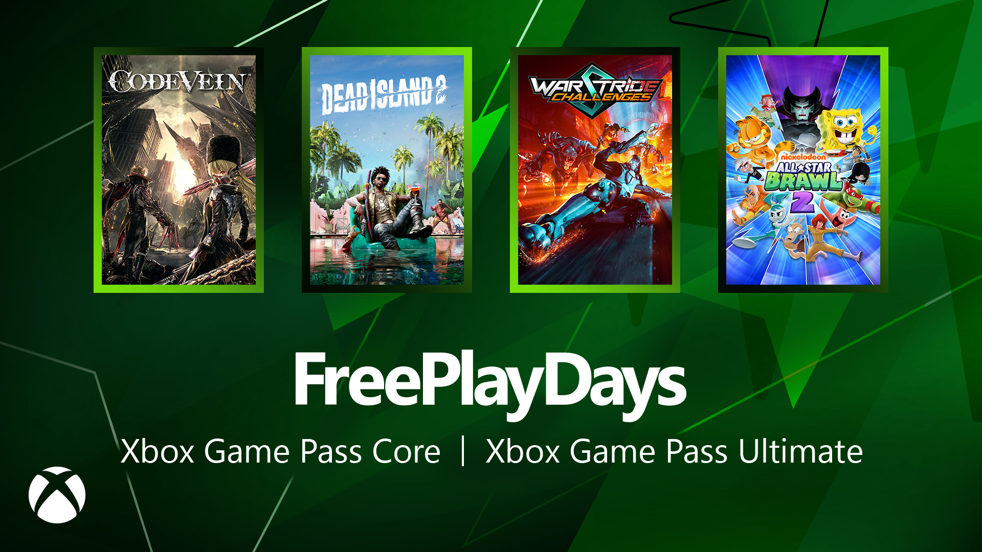 Free Play Days – Dead Island 2, Code Vein, Warstride Challenges and Nickelodeon All Star Brawl 2