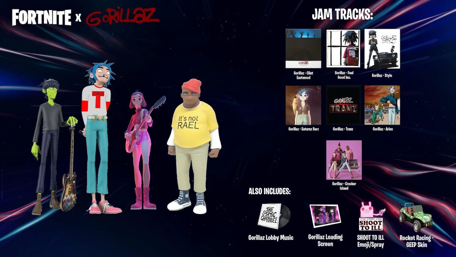 Fortnite fans obsessed with Gorillaz collab concept