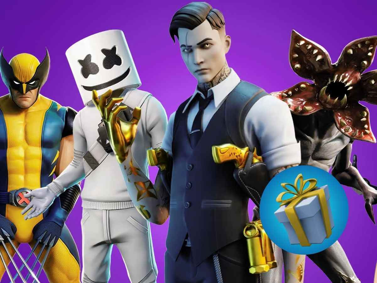 Can players gift skins directly from their lockers in Fortnite?