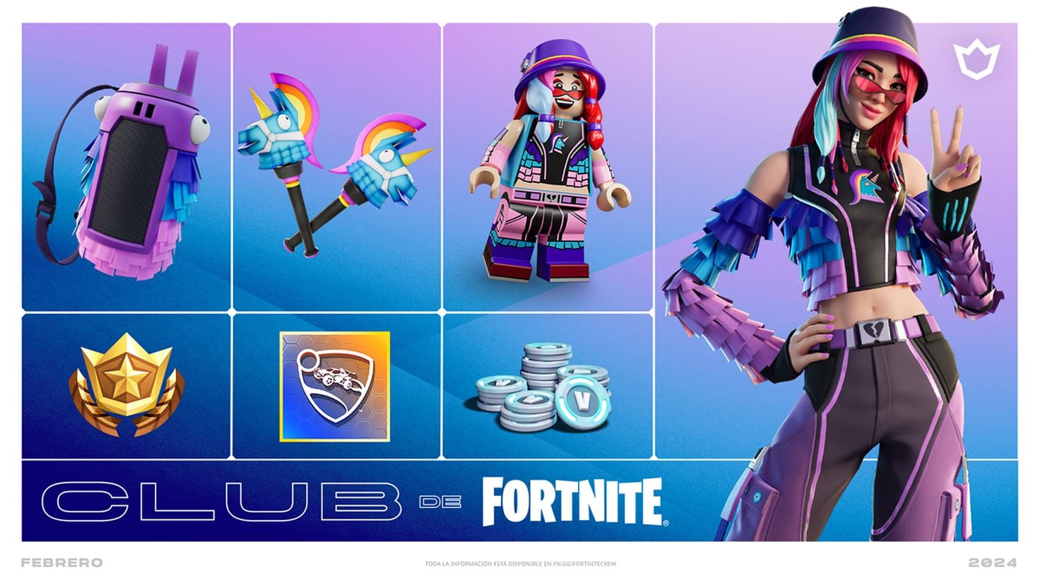 Fortnite Club February 2024: How to Get the New Lana Llama Skin
