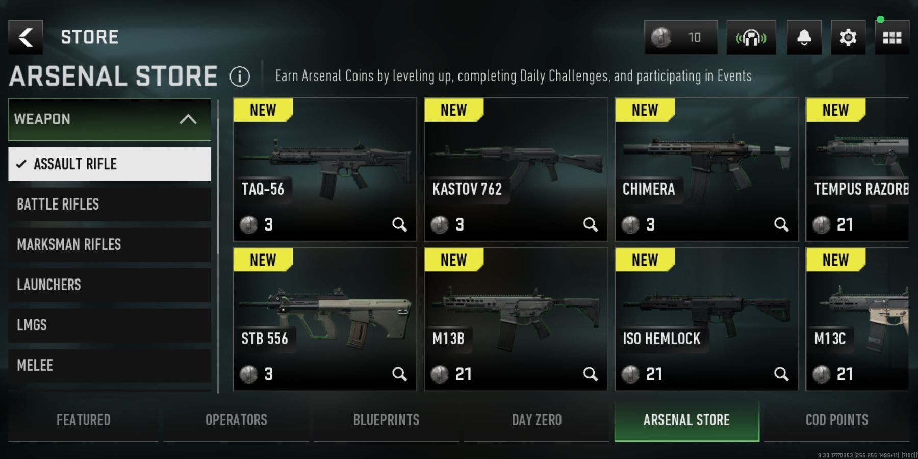 Warzone Mobile Weapons Tier List