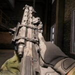 MORS sniper rifle from MW3 with a player reloading the weapon.
