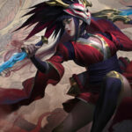 Les skins Blood Moon dans League of Legends : Classement ultime One of the best Blood Moon skins featuring Blood Moon Akali splash art from League of Legends
