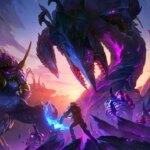 Baron Nasher fighting Ezreal in League of Legends