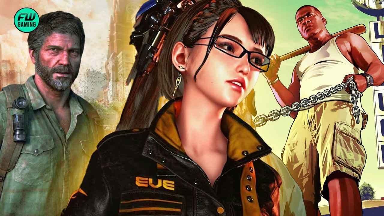 stellar blade, gta 5, the last of us