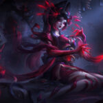 Blood Moon Zyra splash art from League of Legends