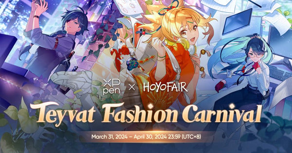 XPPen Partners with HoYoFair to Launch Genshin Impact Profession Inspiration Fan Art Contest, Exploring the Anime Aesthetics of Gaming World