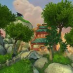 Comment terminer la quête Le sceau est brisé dans WoW Mists of Pandaria Remix A temple on a hill in The Jade Forest