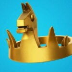 Comment obtenir la Couronne de la Victoire Fortnite sur Discord A victory crown in Fortnite.
