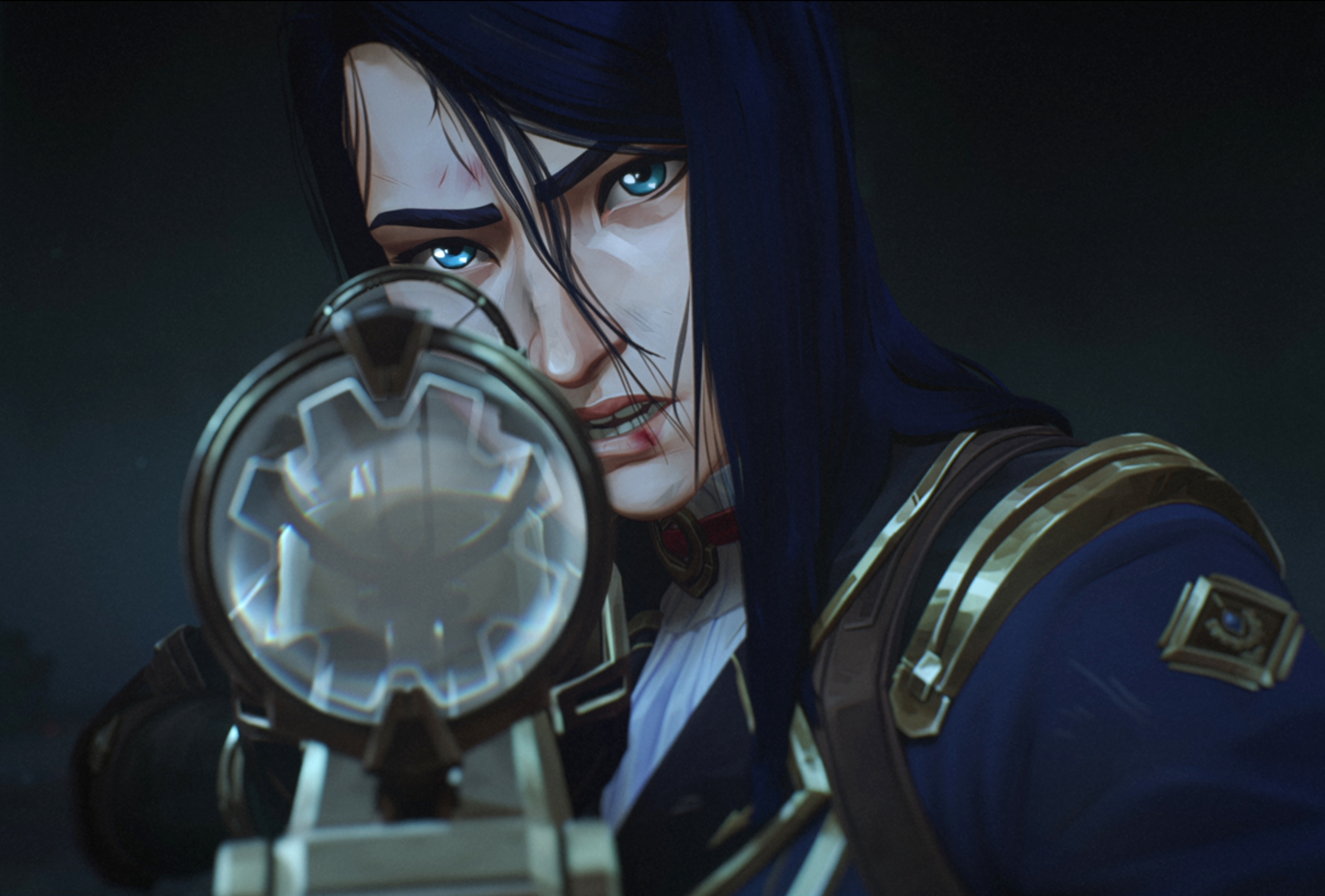 Arcane Season 2. Katie Leung as Caitlyn in Arcane Season 2.